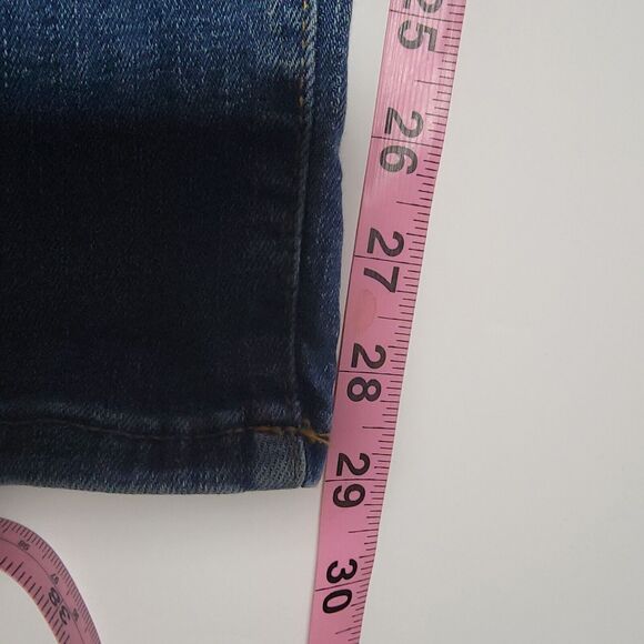 Chaps Women's Size 14/32  Boyfriend Stretch Straight Legged Blue Jeans - Picture 10 of 10